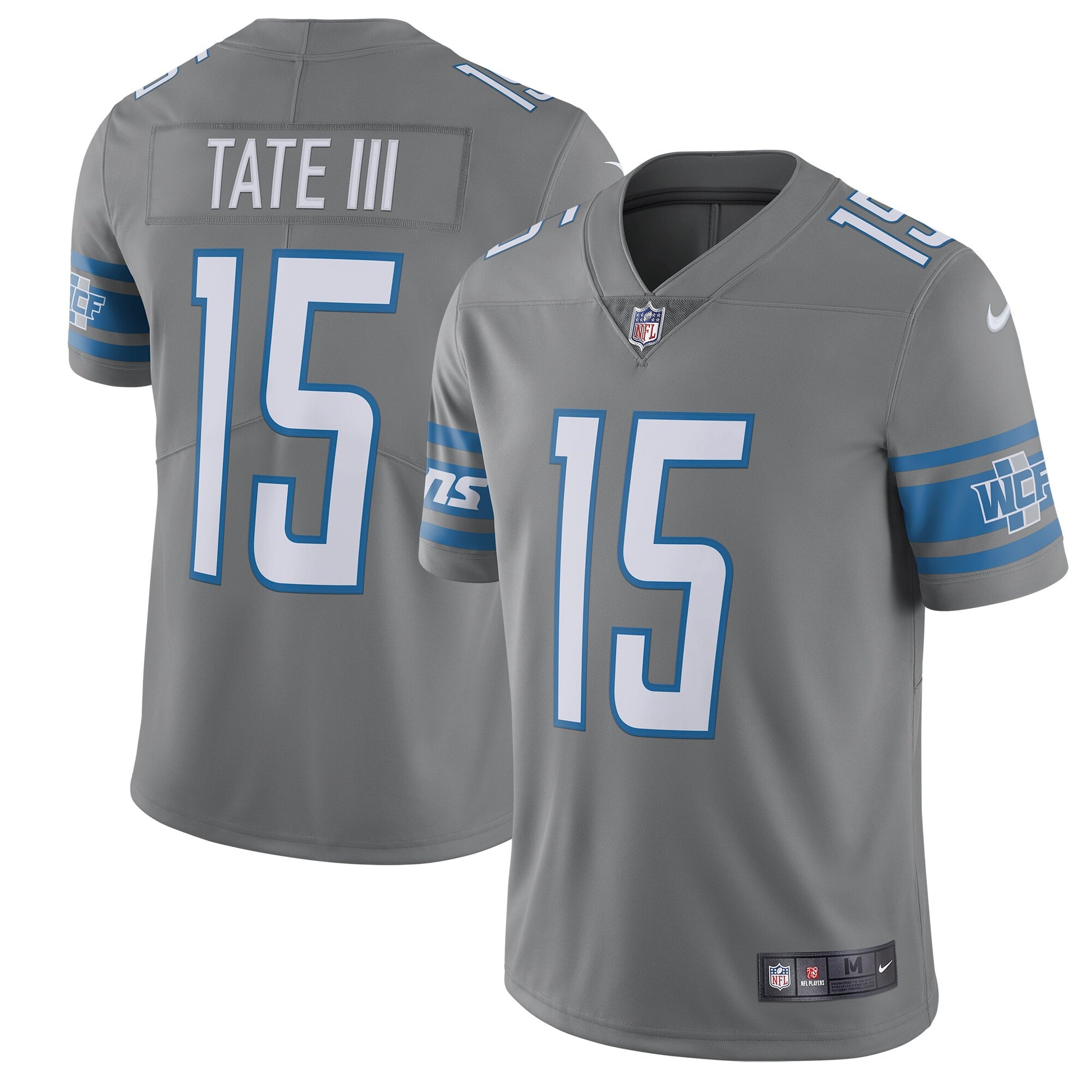 Detroit Lions Golden Tate Steel Limited Football Jersey product image