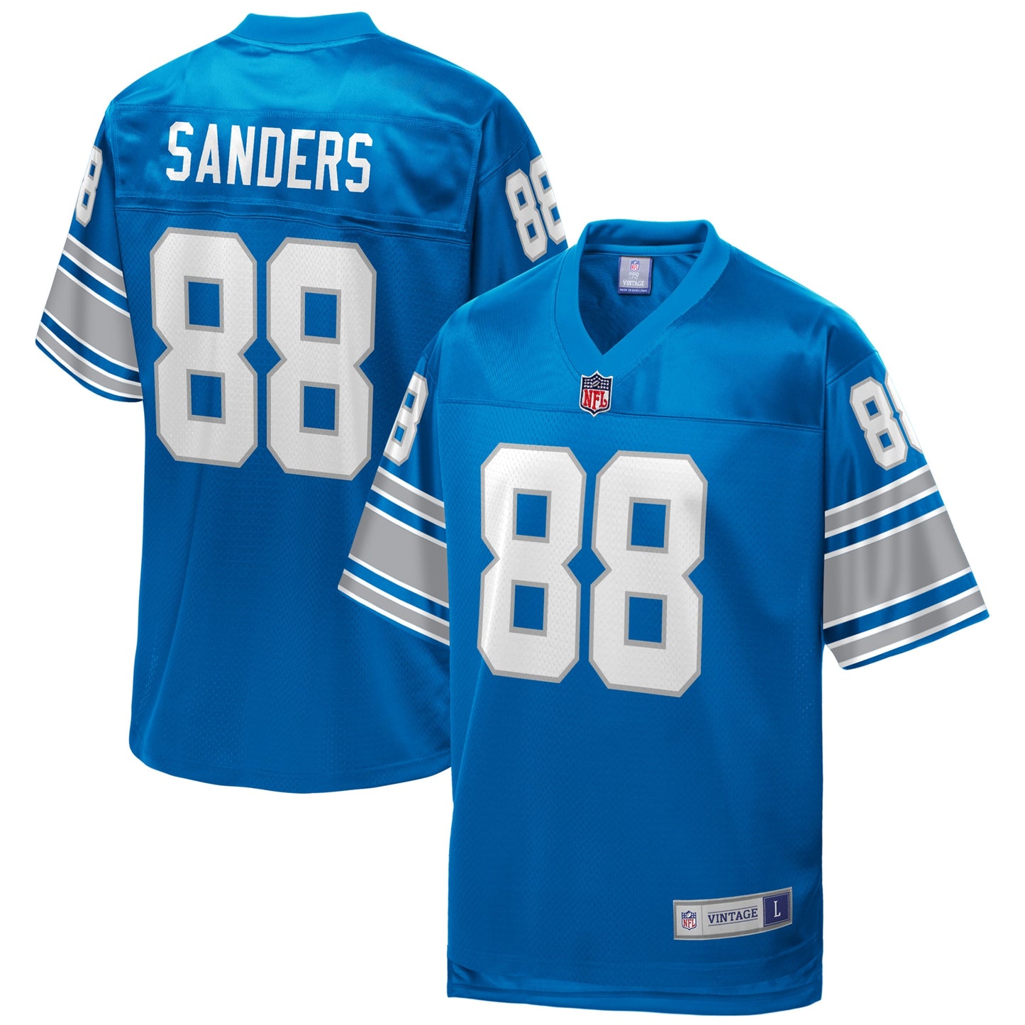Detroit Lions Charlie Sanders Pro Line Royal Football Jersey product image