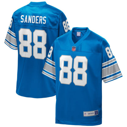 Detroit Lions Charlie Sanders Pro Line Royal Football Jersey product image
