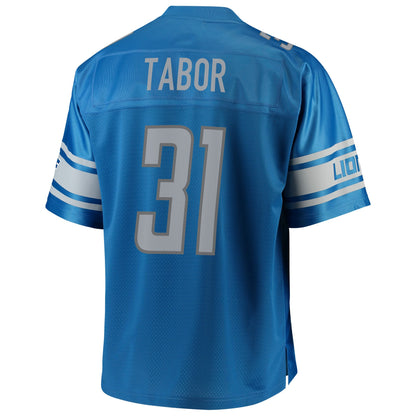Detroit Lions Teez Tabor Pro Line Big & Tall Blue Football Jersey product image