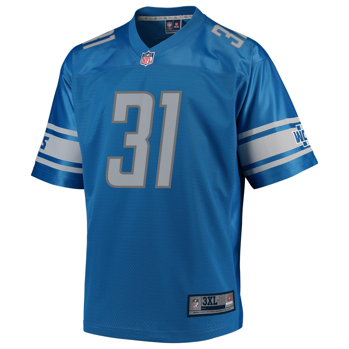 Detroit Lions Teez Tabor Pro Line Big & Tall Blue Football Jersey product image