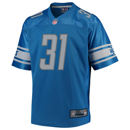 Detroit Lions Teez Tabor Pro Line Big & Tall Blue Football Jersey product image