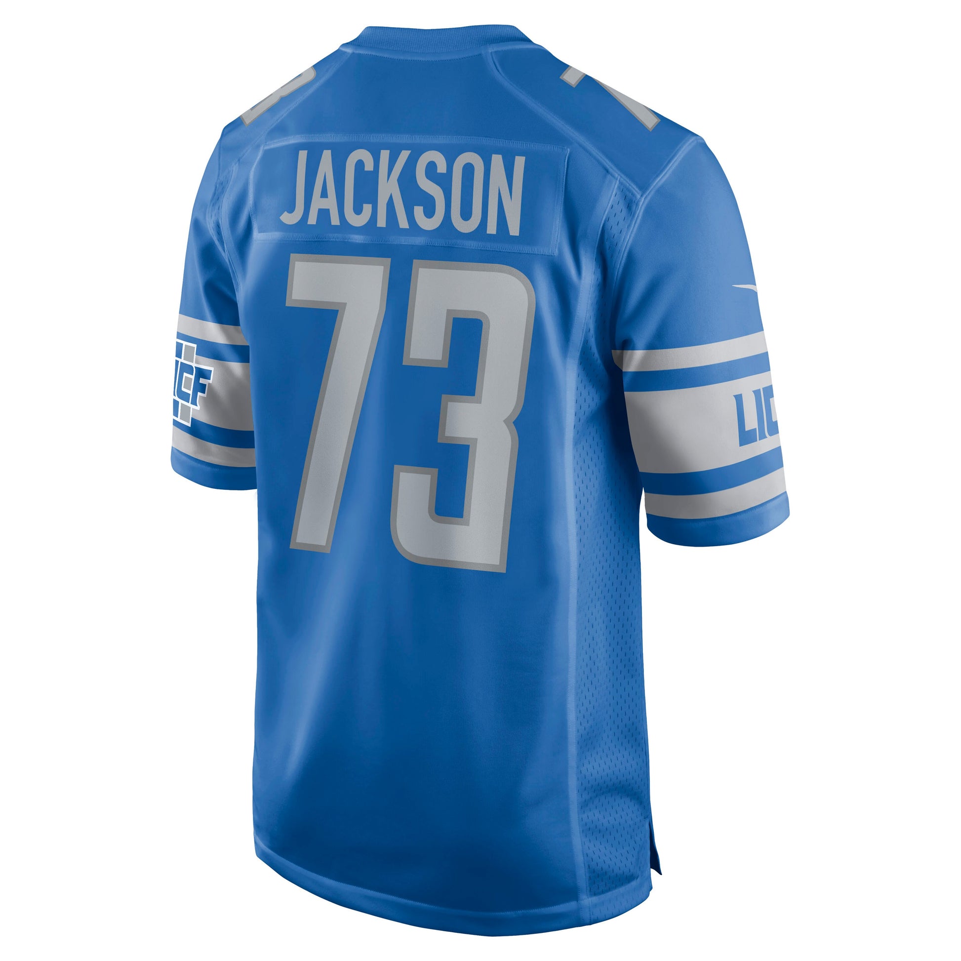 Detroit Lions Jonah Jackson Game Blue Football Jersey product image