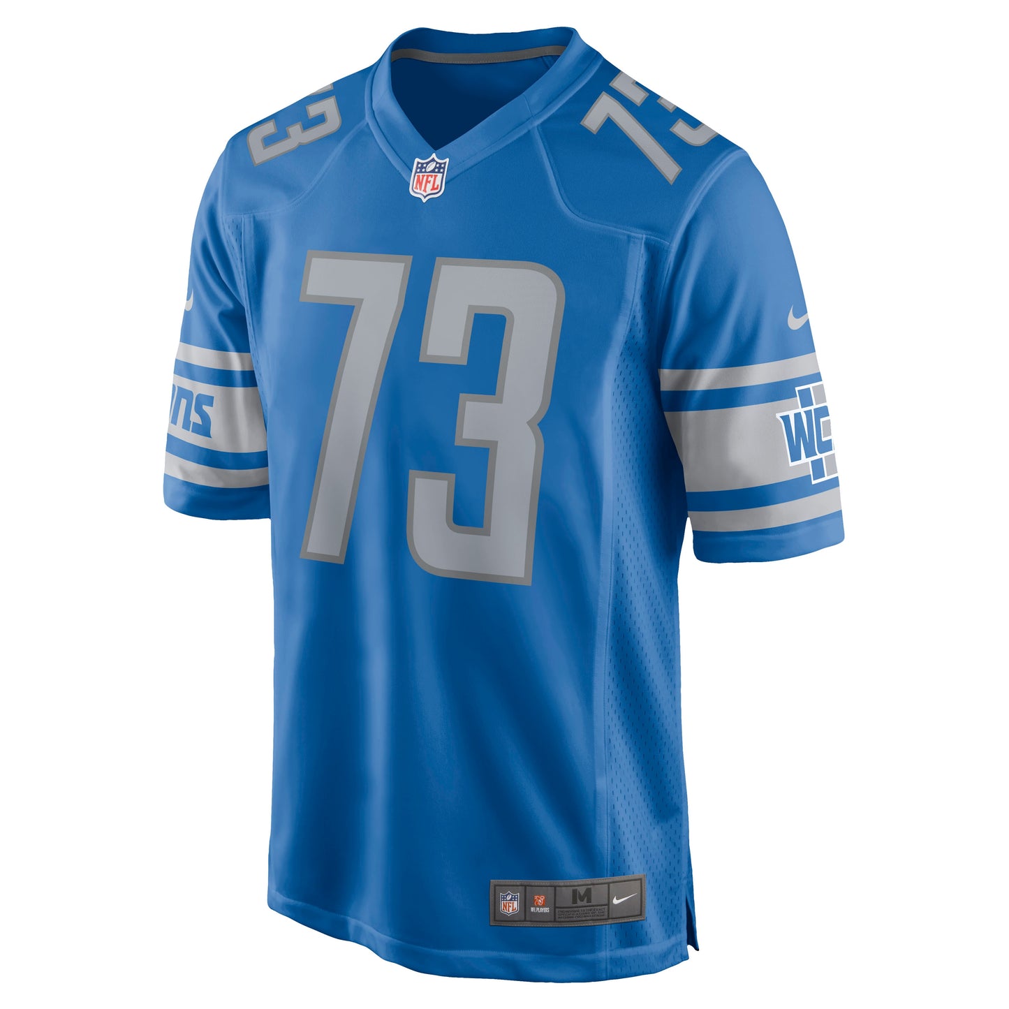 Detroit Lions Jonah Jackson Game Blue Football Jersey product image