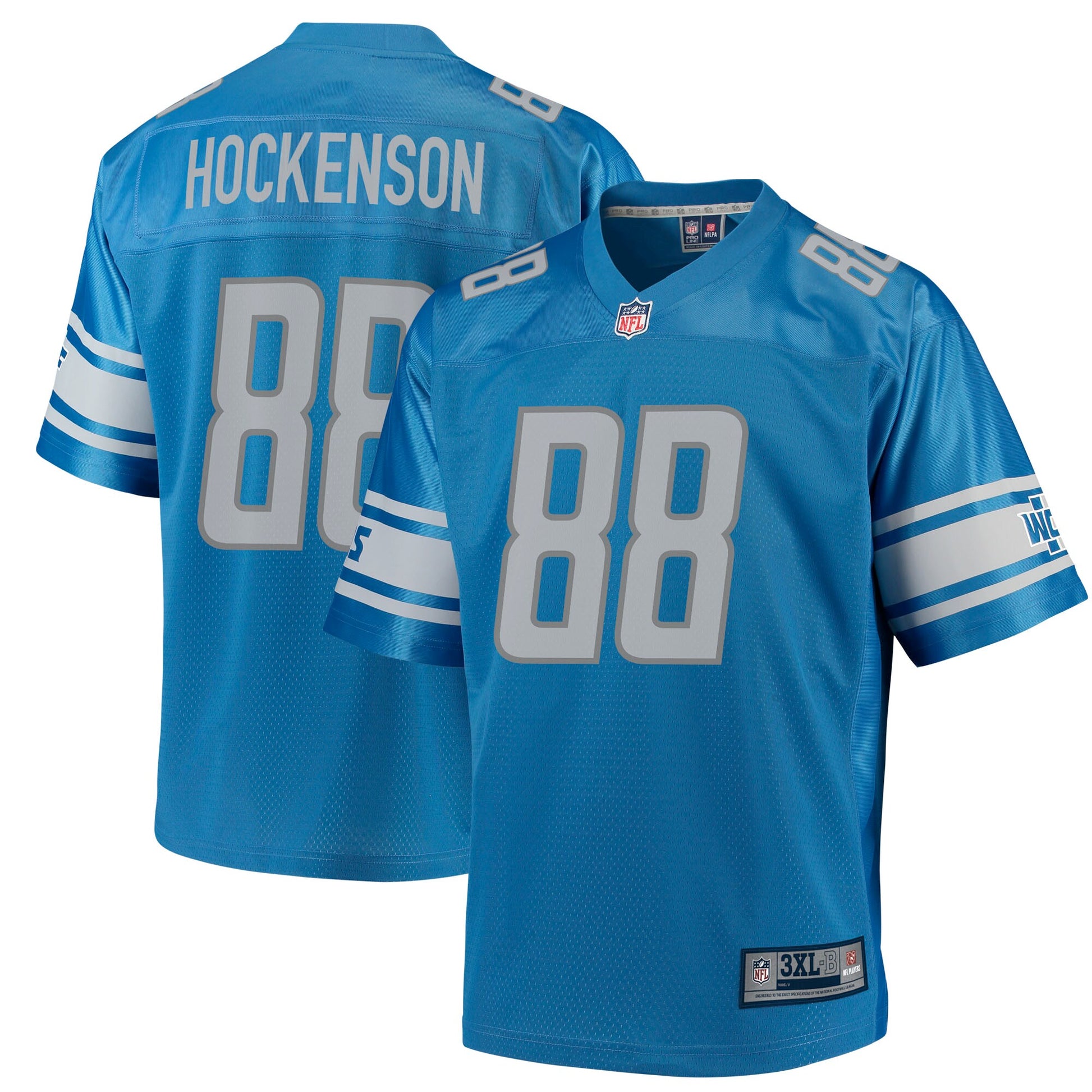 Detroit Lions T.j. Hockenson Pro Line Big & Tall Blue Football Jersey product image