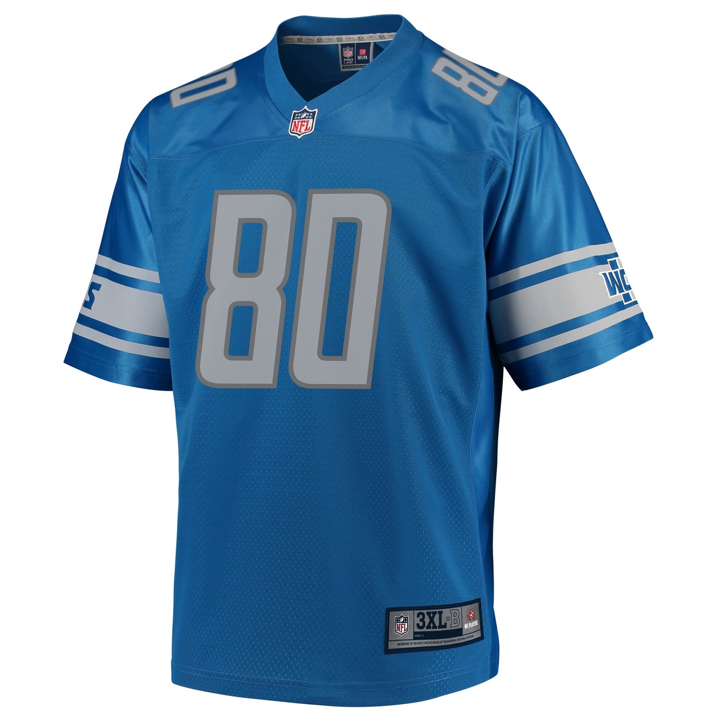Detroit Lions Danny Adola Pro Line Big & Tall Blue Football Jersey product image