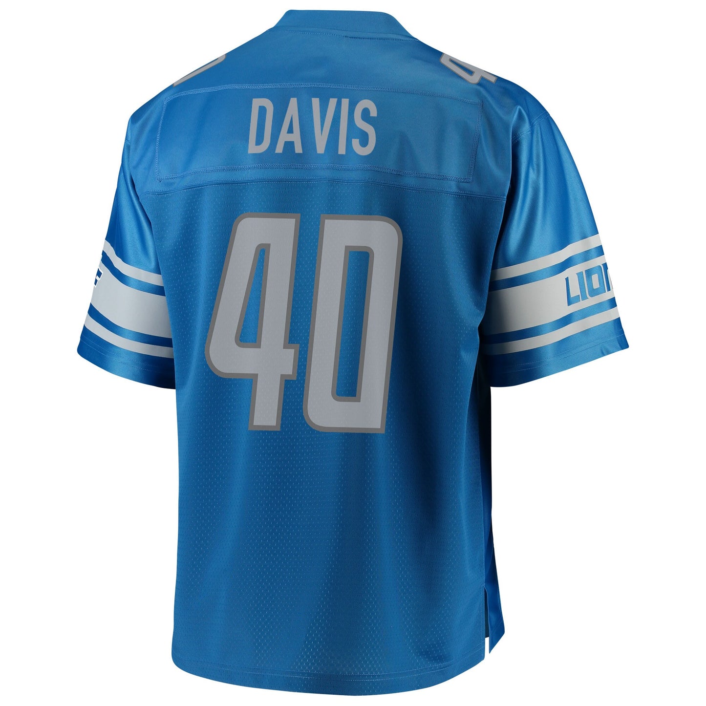 Detroit Lions Jarrad Davis Pro Line Big & Tall Team Color Blue Football Jersey product image