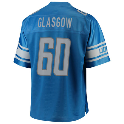 Detroit Lions Graham Glasgow Pro Line Big & Tall Blue Football Jersey product image