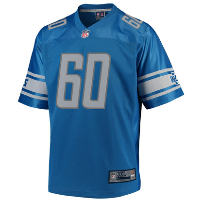 Detroit Lions Graham Glasgow Pro Line Big & Tall Blue Football Jersey product image
