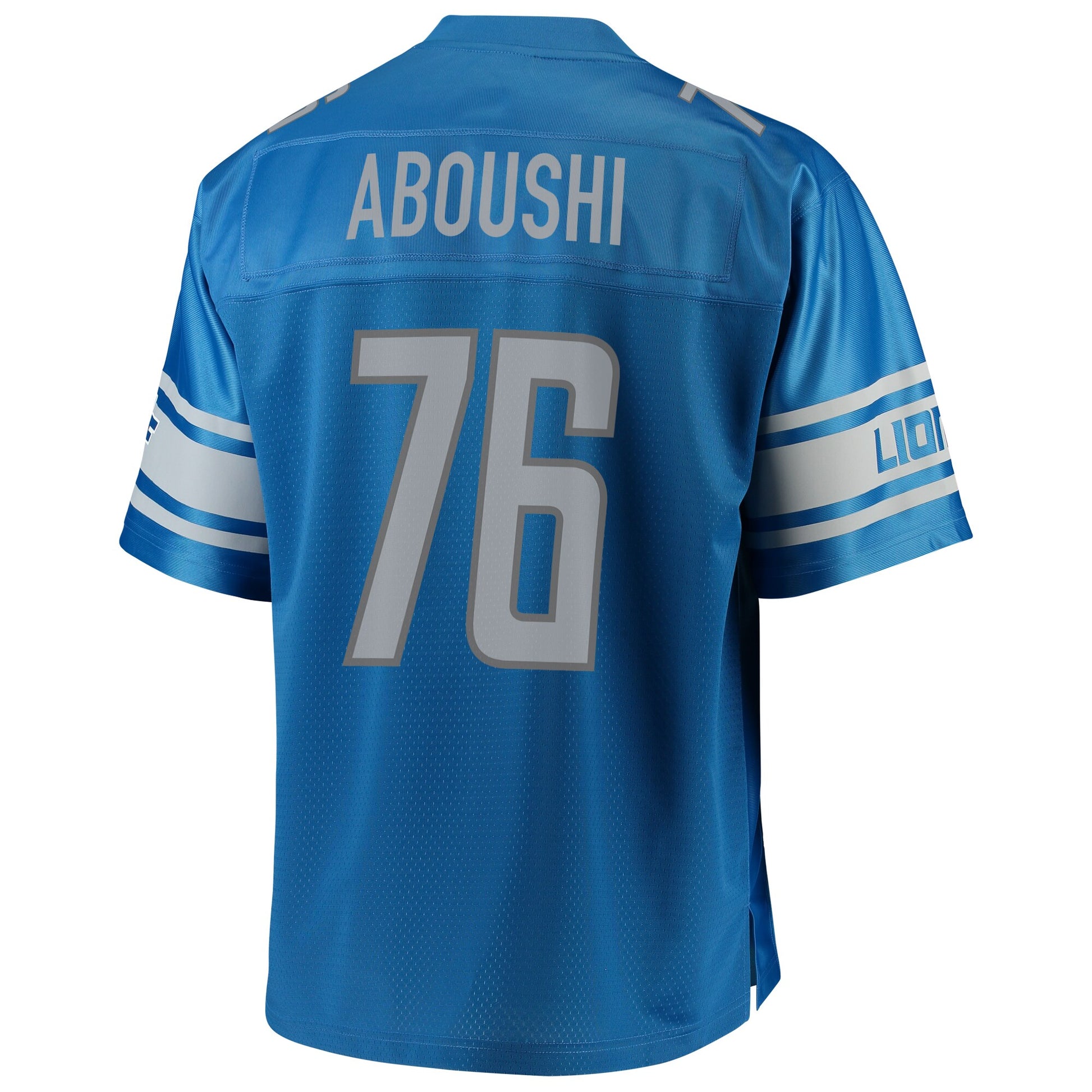 Detroit Lions Oday Aboushi Pro Line Big & Tall Blue Football Jersey product image