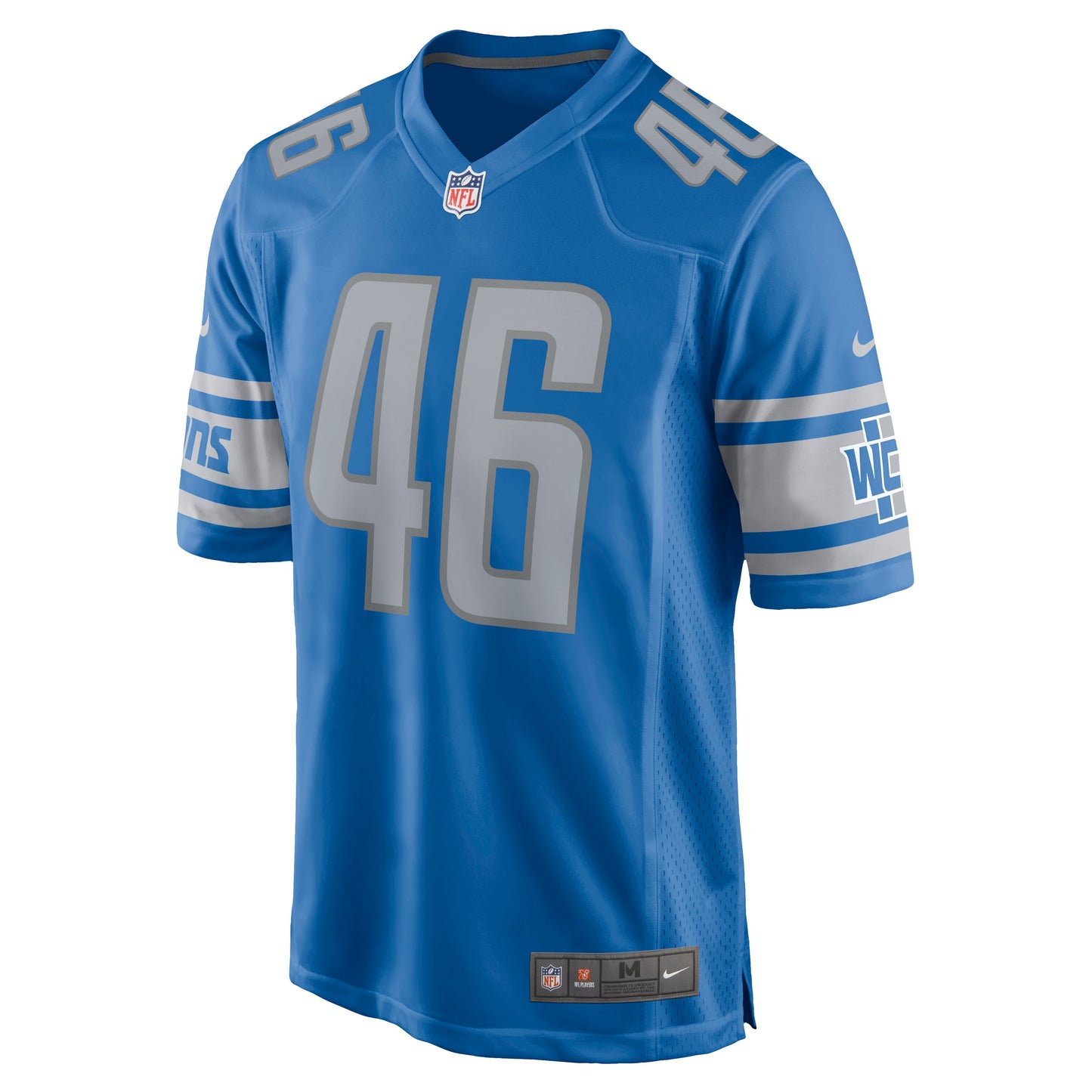 Detroit Lions Nick Bawden Game Blue Football Jersey product image