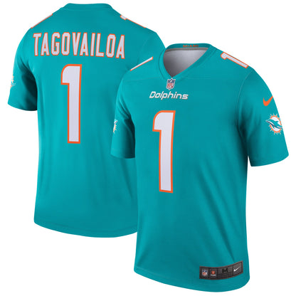 Miami Dolphins Tua Tagovailoa Aqua Football Jersey product image