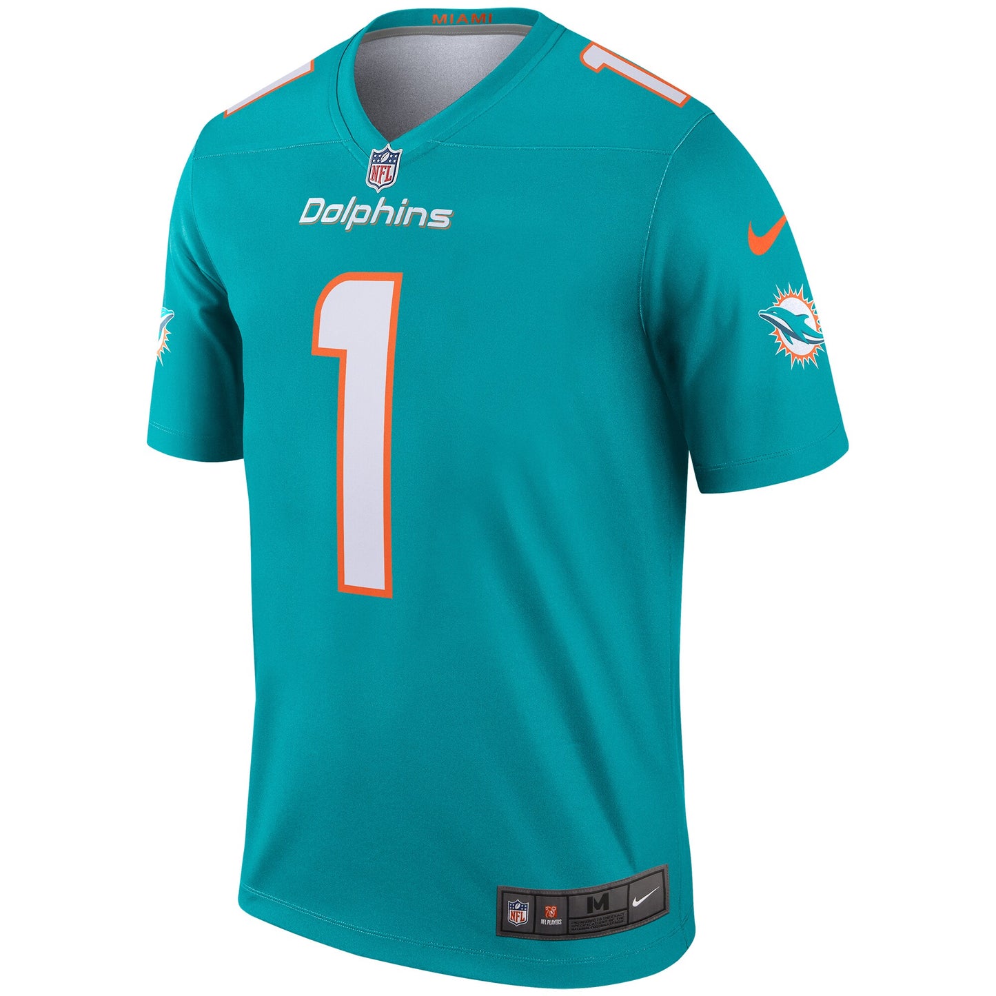 Miami Dolphins Tua Tagovailoa Aqua Football Jersey product image