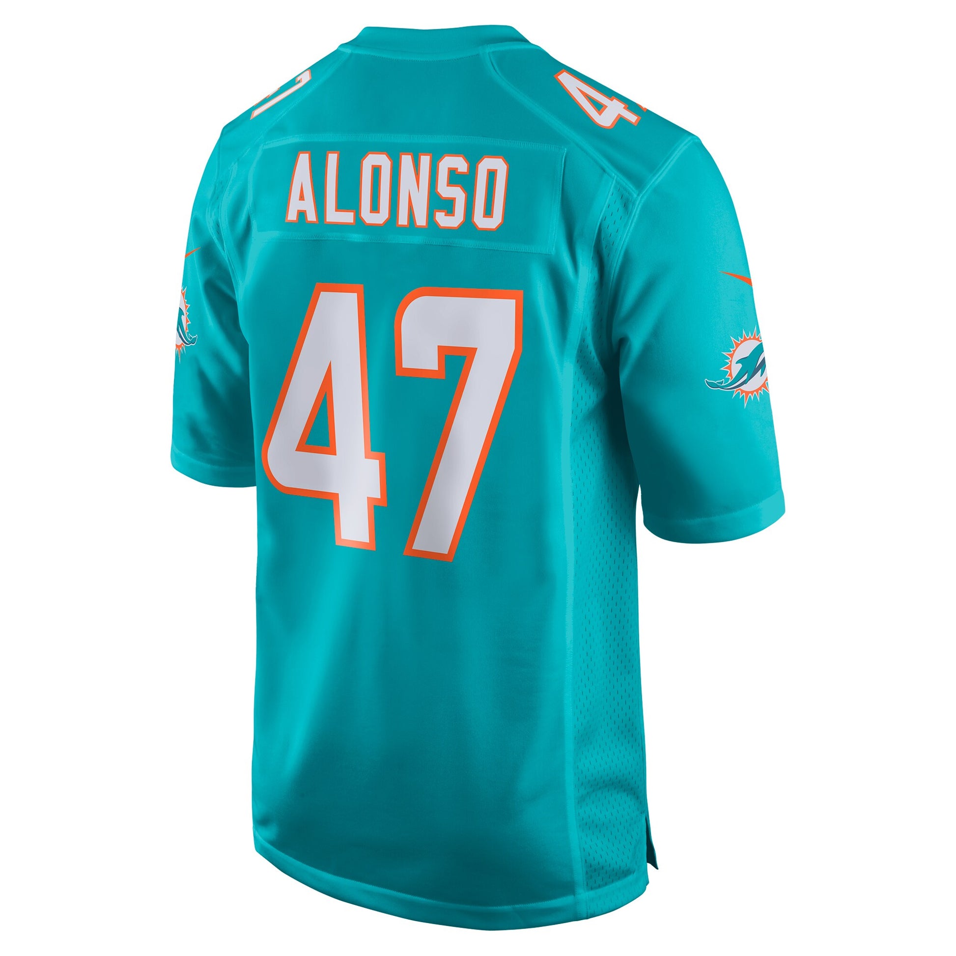 Miami Dolphins Kiko Alonso New 2018 Game Aqua Football Jersey product image