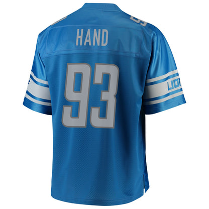 Detroit Lions Da'shawn Hand Pro Line Big & Tall Blue Football Jersey product image