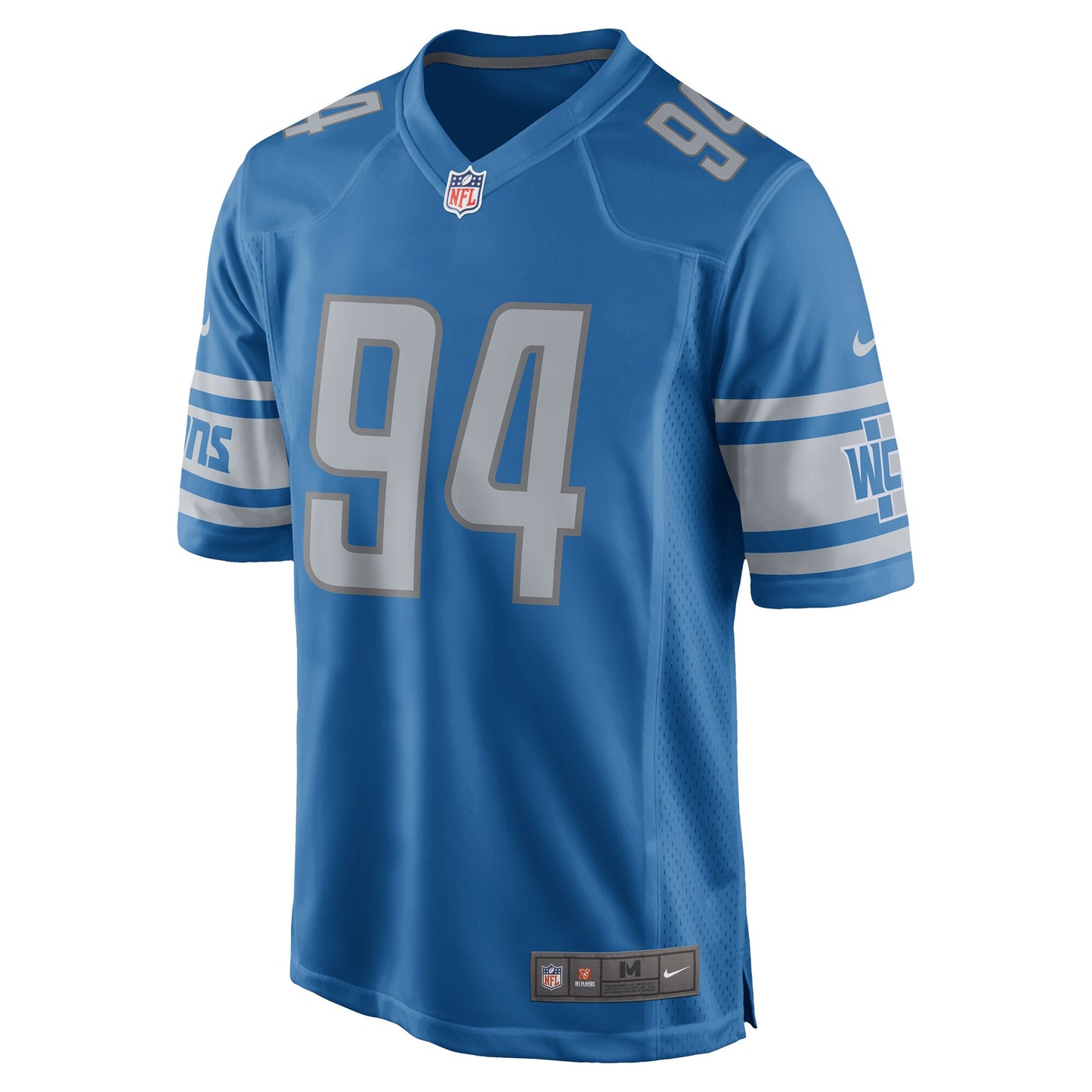 Detroit Lions Ziggy Ansah 2017 Game Blue Football Jersey product image