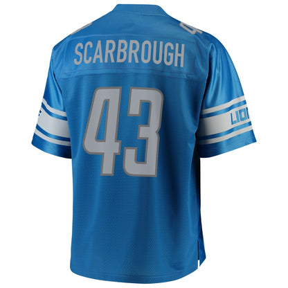Detroit Lions Bo Scarbrough Pro Line Big & Tall Blue Football Jersey product image