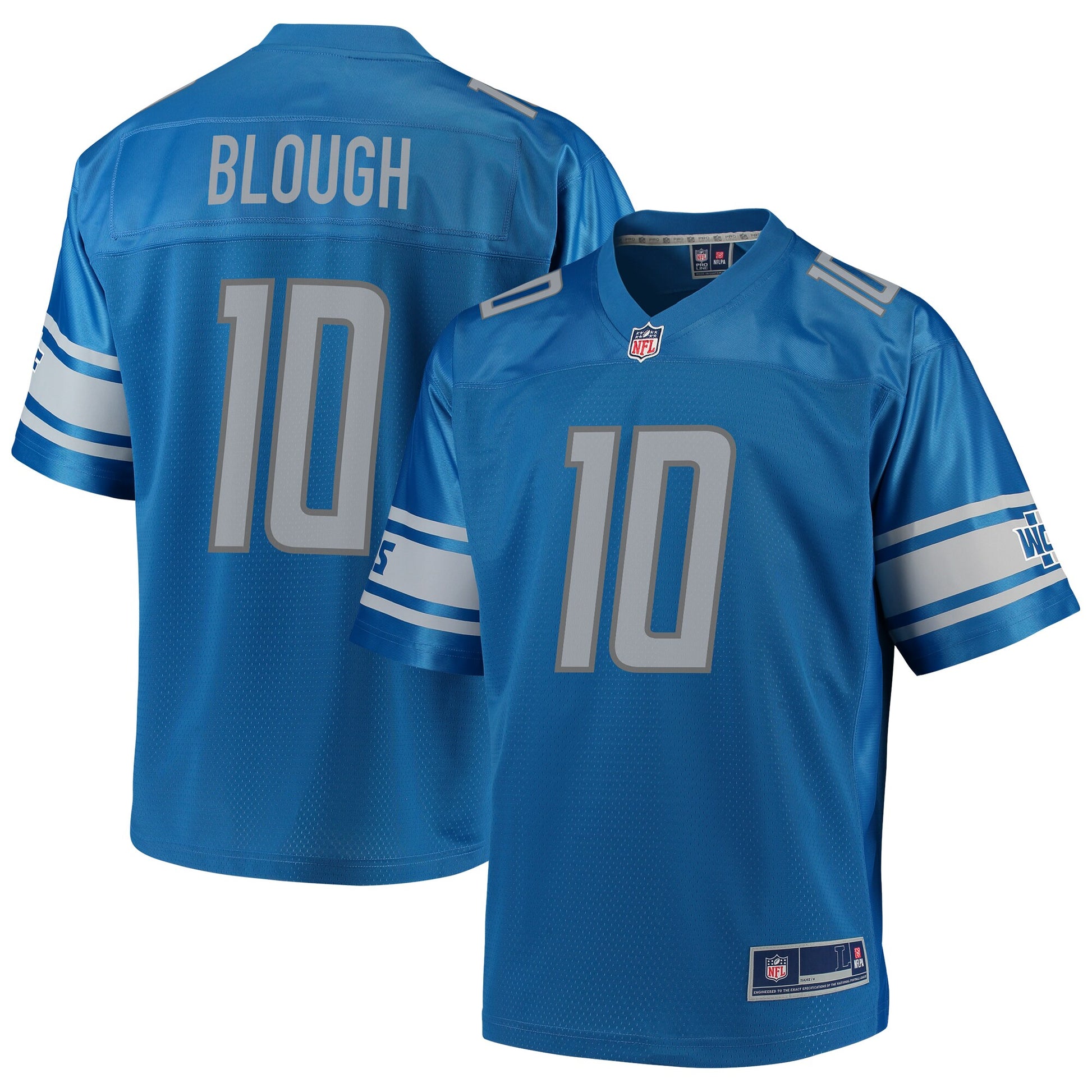 Detroit Lions David Blough Pro Line Blue Football Jersey product image