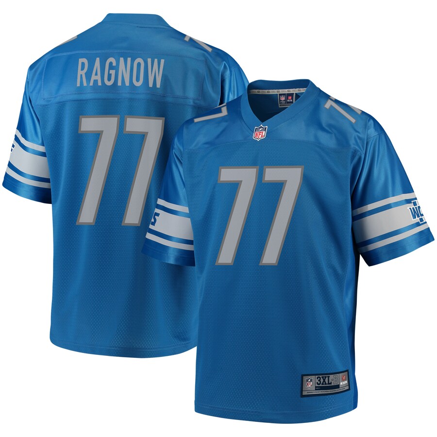 Detroit Lions Frank Ragnow Pro Line Big & Tall Blue Football Jersey product image