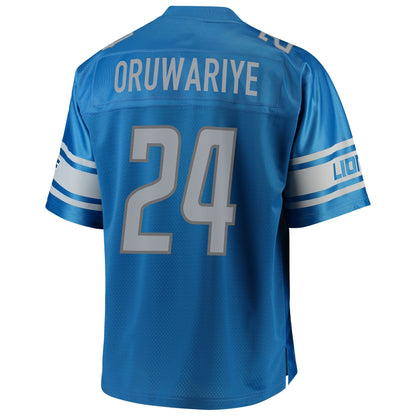 Detroit Lions Amani Oruwariye Pro Line Big & Tall Blue Football Jersey product image