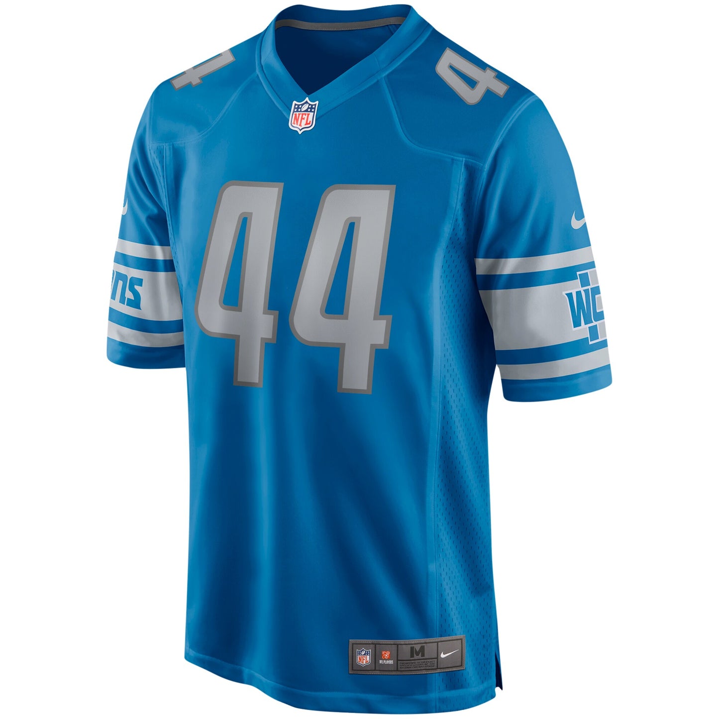 Detroit Lions Dick Lebeau Game Blue Football Jersey product image