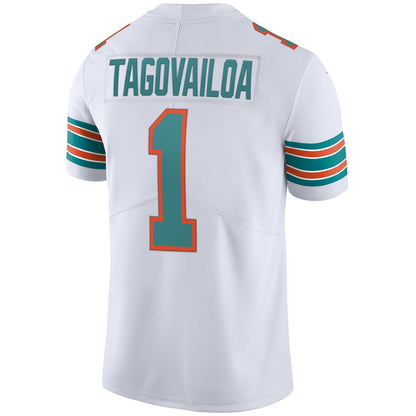 Miami Dolphins Tua Tagovailoa Alternate Limited White Football Jersey product image