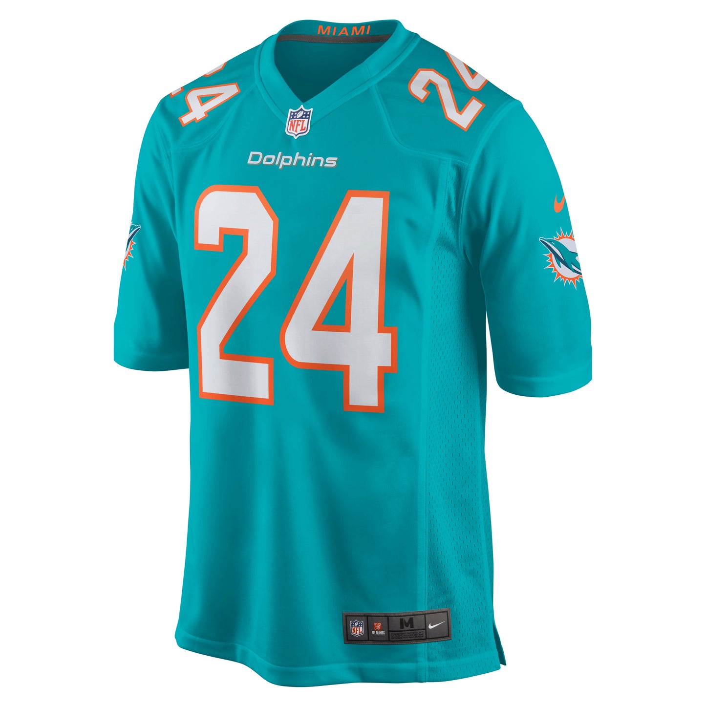 Miami Dolphins Byron Jones Game Aqua Football Jersey product image