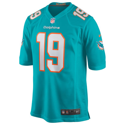 Miami Dolphins Jakeem Grant Sr. Game Aqua Football Jersey product image