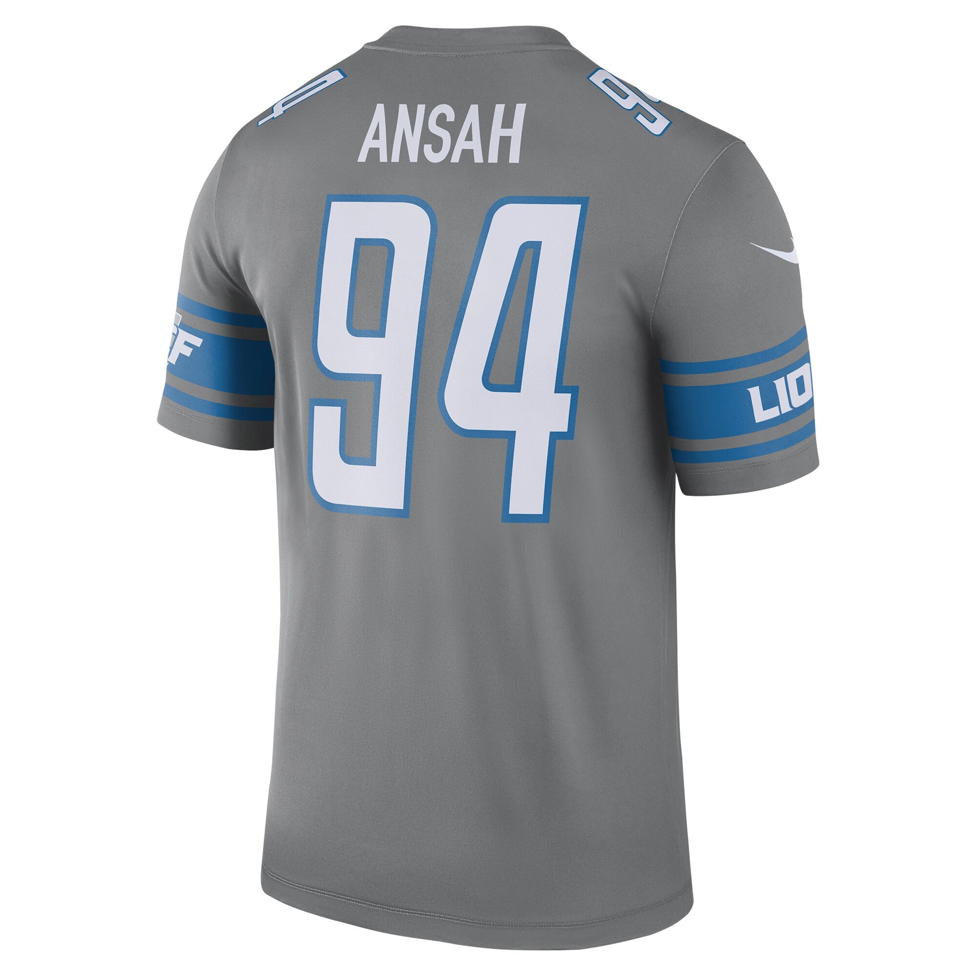 Detroit Lions Ziggy Ansah Steel 2017 Football Jersey product image