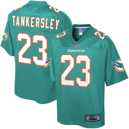 Miami Dolphins Cordrea Tankersley Pro Line Big & Tall Aqua Football Jersey product image