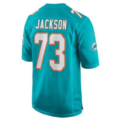 Miami Dolphins Austin Jackson Game Aqua Football Jersey product image
