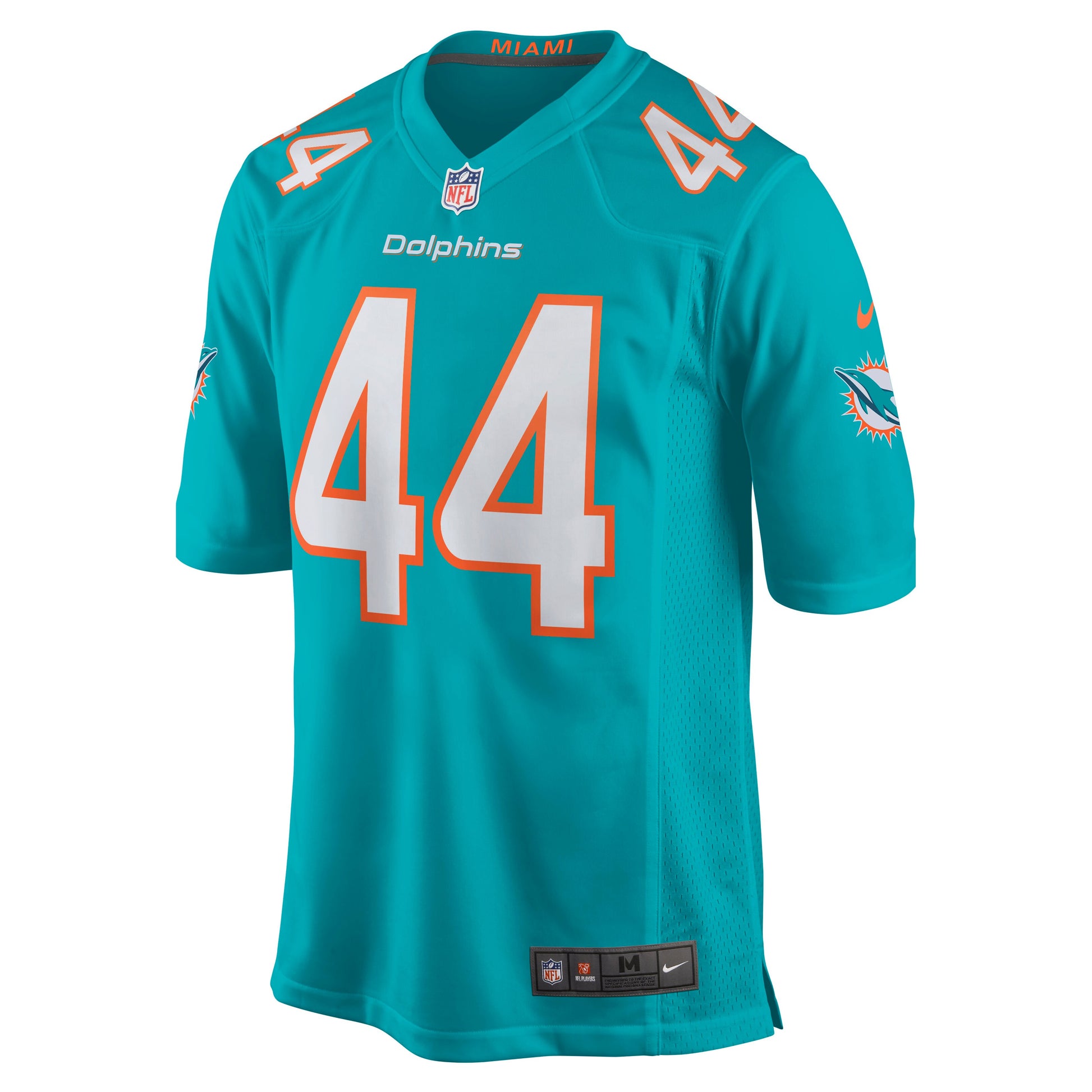 Miami Dolphins Elandon Roberts Game Aqua Football Jersey product image