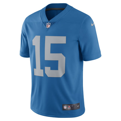 Detroit Lions Golden Tate 2017 Throwback Limited Blue Football Jersey product image