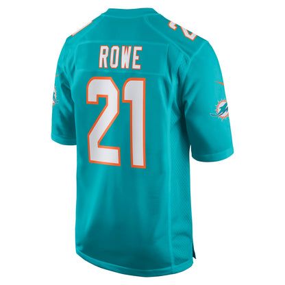 Miami Dolphins Eric Rowe Game Aqua Football Jersey product image