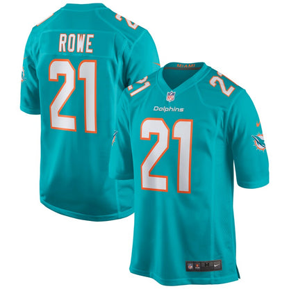Miami Dolphins Eric Rowe Game Aqua Football Jersey product image