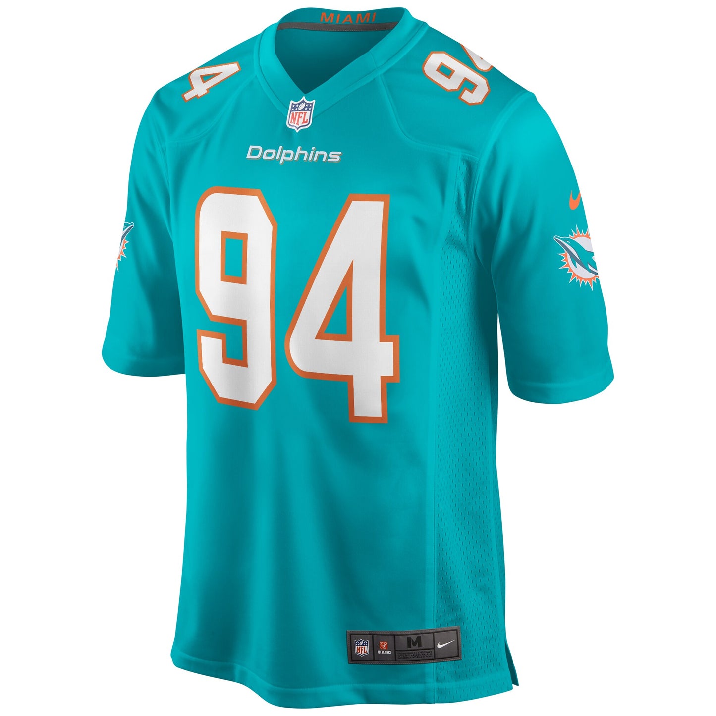 Miami Dolphins Christian Wilkins Game Aqua Football Jersey product image