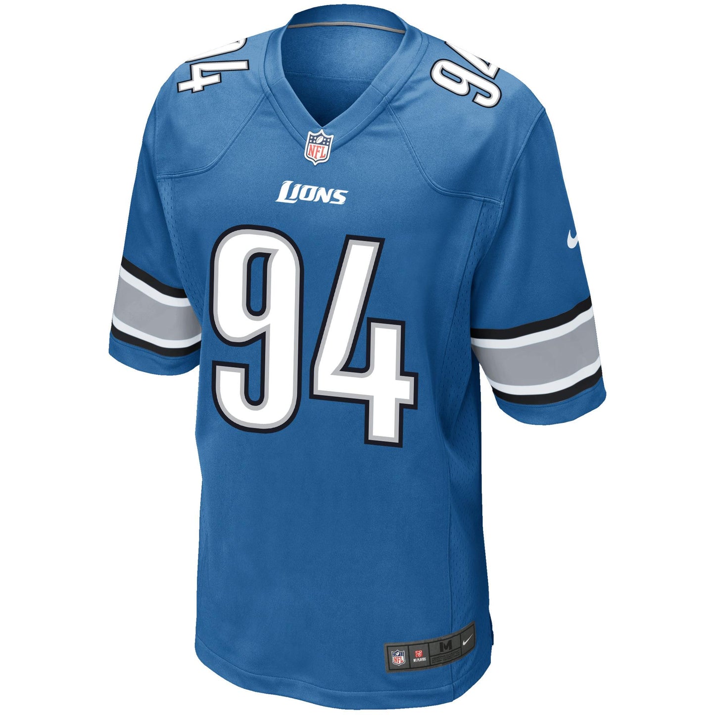 Detroit Lions Ezekiel Ansah Game Blue Football Jersey product image