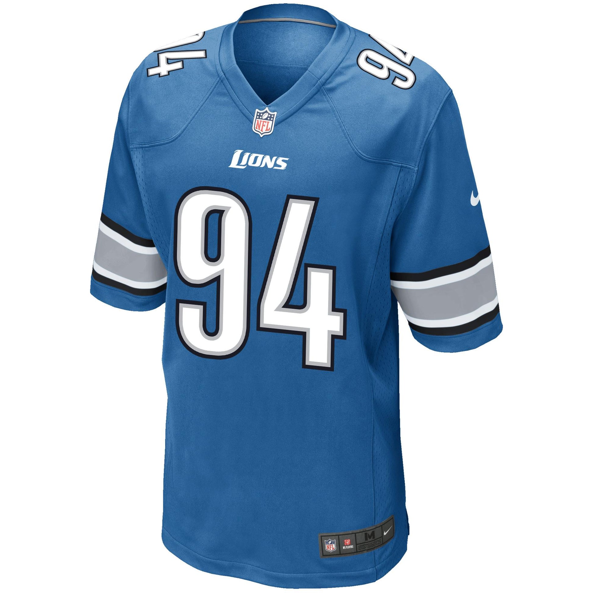 Detroit Lions Ezekiel Ansah Game Blue Football Jersey product image