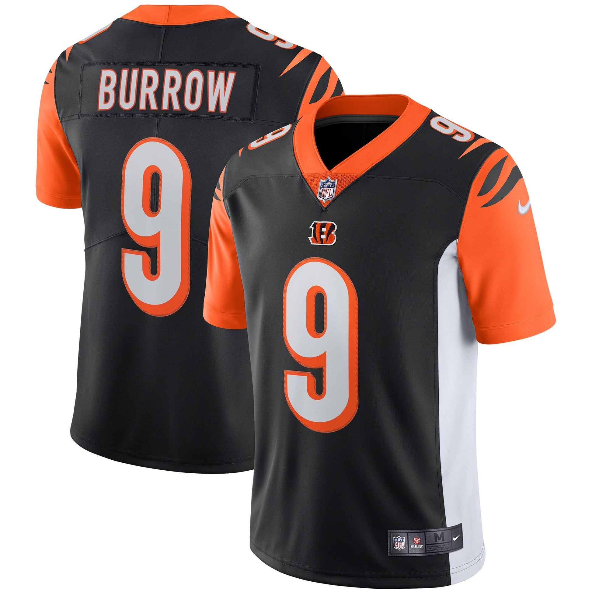 Cincinnati Bengals Joe Burrow Limited Black Football Jersey product image