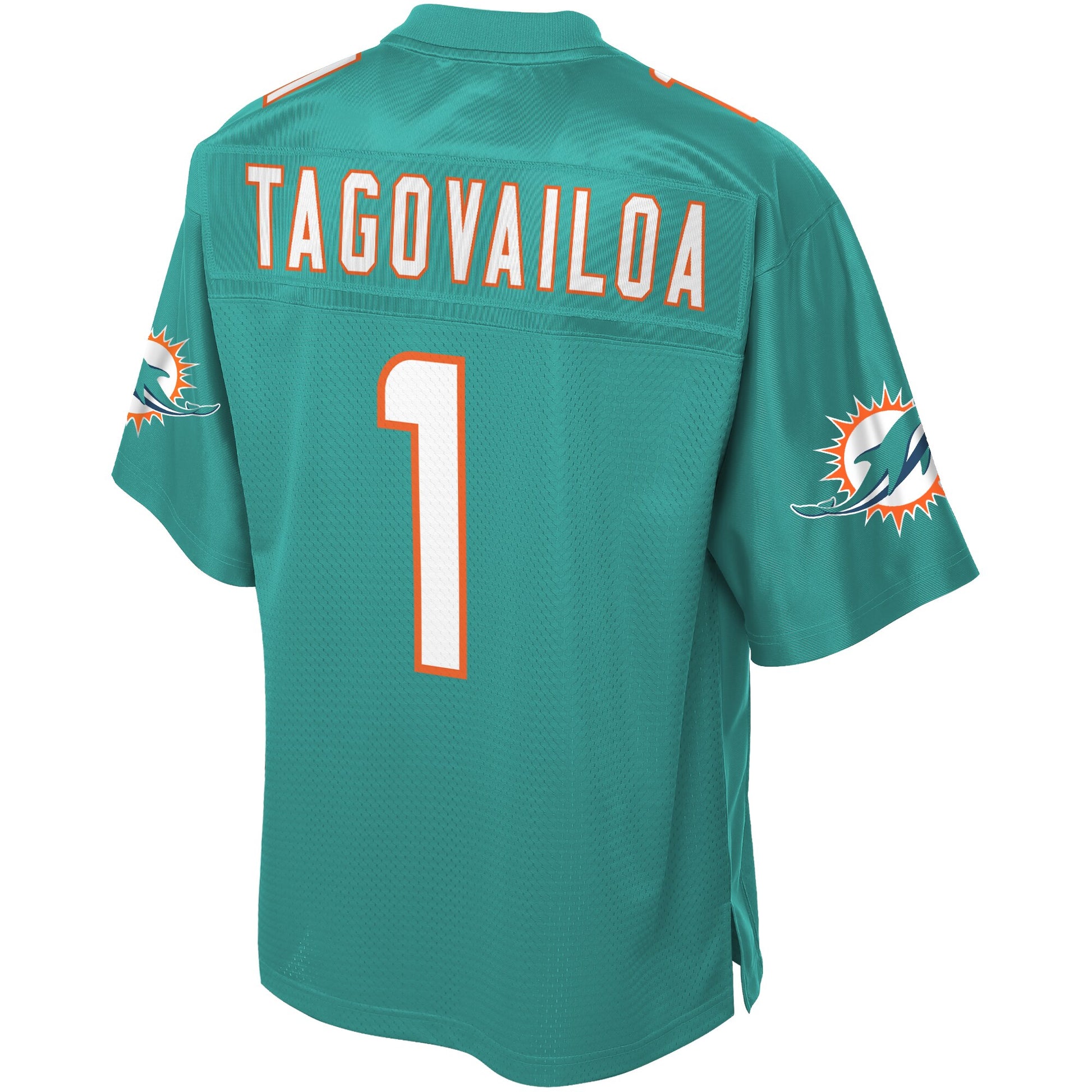 Miami Dolphins Tua Tagovailoa Pro Line Aqua Football Jersey product image