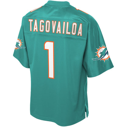 Miami Dolphins Tua Tagovailoa Pro Line Aqua Football Jersey product image
