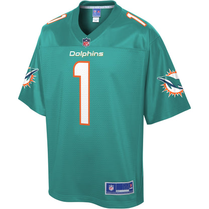Miami Dolphins Tua Tagovailoa Pro Line Aqua Football Jersey product image