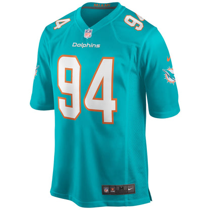Miami Dolphins Christian Wilkins Game Aqua Football Jersey product image