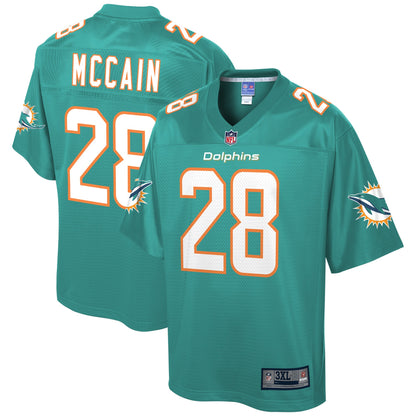 Miami Dolphins Bobby Mccain Pro Line Big & Tall Aqua Football Jersey product image