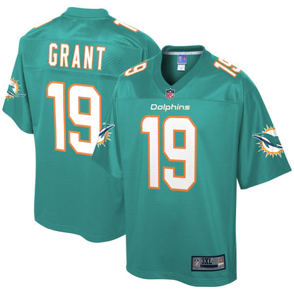 Miami Dolphins Jakeem Grant Pro Line Big & Tall Aqua Football Jersey product image