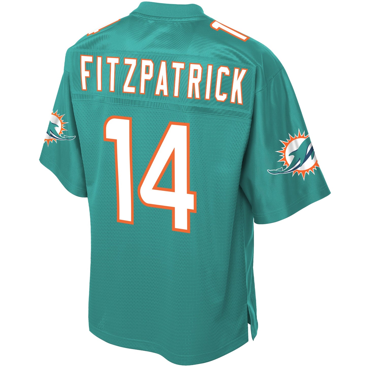 Miami Dolphins Ryan Fitzpatrick Pro Line Big & Tall Aqua Football Jersey product image