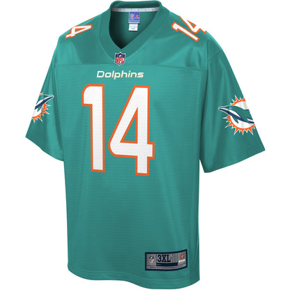 Miami Dolphins Ryan Fitzpatrick Pro Line Big & Tall Aqua Football Jersey product image