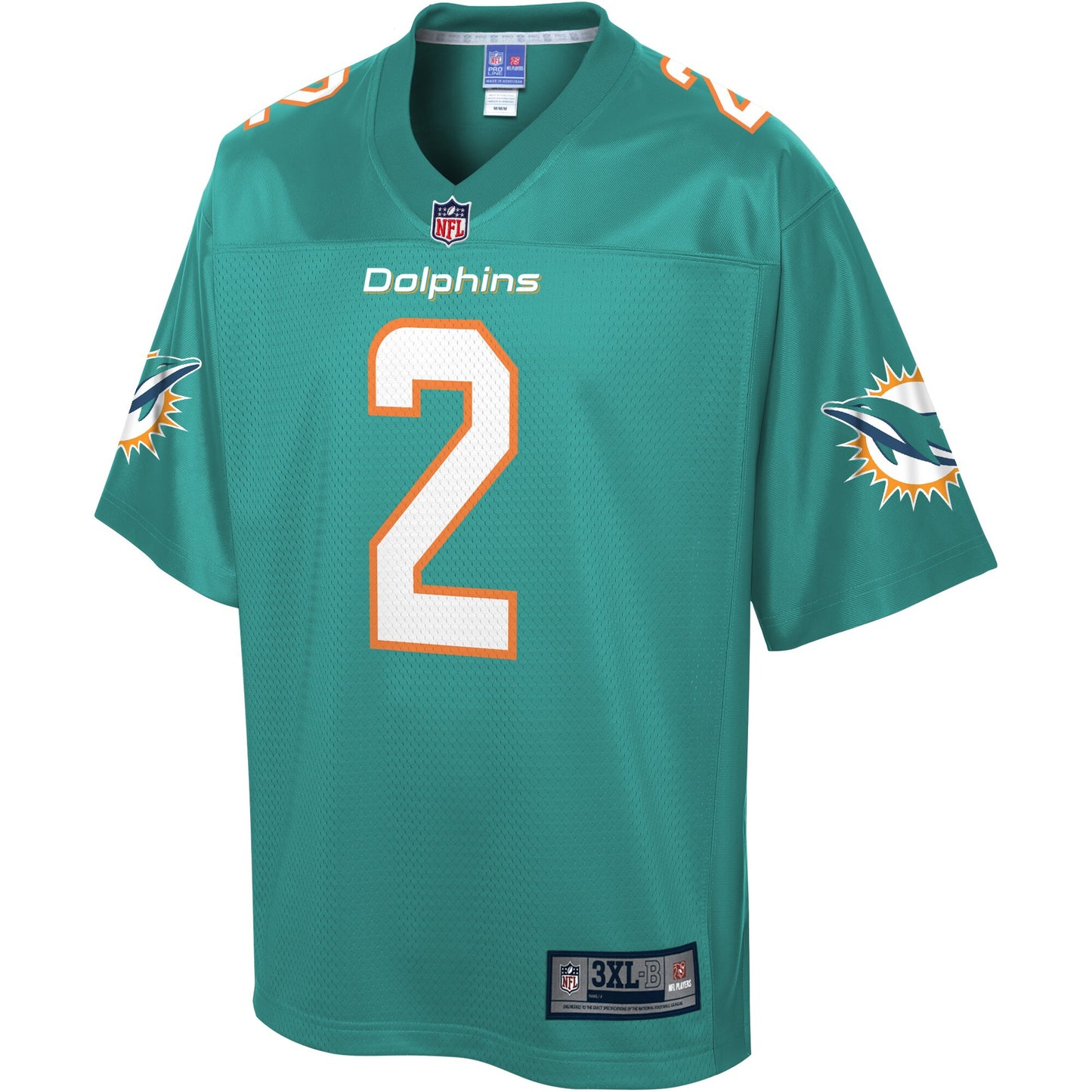 Miami Dolphins Matt Haack Pro Line Big & Tall Aqua Football Jersey product image