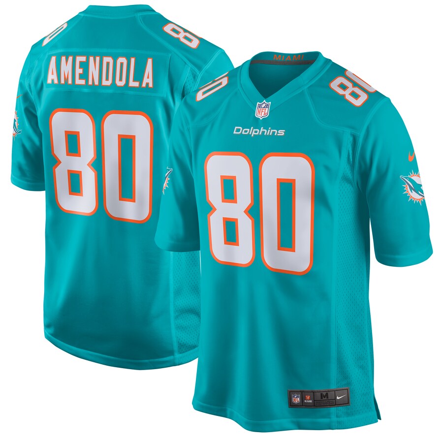 Miami Dolphins Danny Adola New 2018 Game Aqua Football Jersey product image