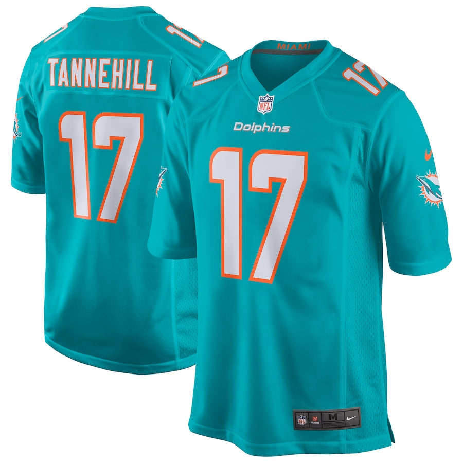 Miami Dolphins Ryan Tannehill New 2018 Game Aqua Football Jersey product image
